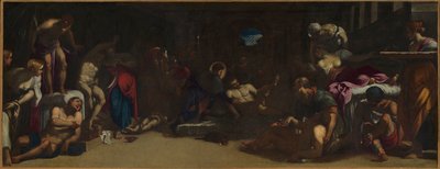 San Rocco che assiste le vittime della peste a Venezia nel Lazzaretto da Jacopo, Tintoretto