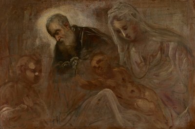 La Sacra Famiglia con il Giovane San Giovanni Battista da Jacopo Tintoretto