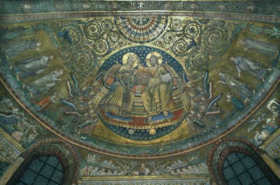 Incoronazione della Vergine, abside della Basilica di S. Maria Maggiore, Roma, 1287-92 da Jacopo Torriti
