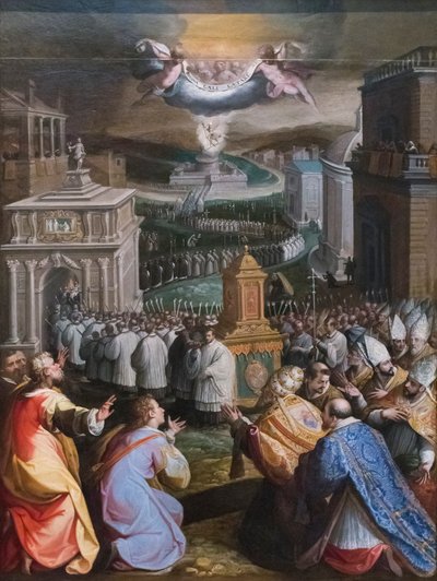 Processione di San Gregorio Magno da Jacopo Zucchi
