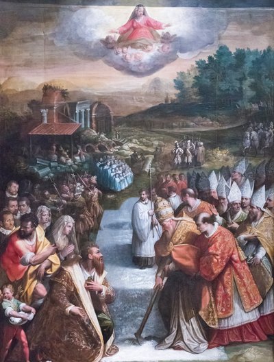 Il miracolo della neve da Jacopo Zucchi