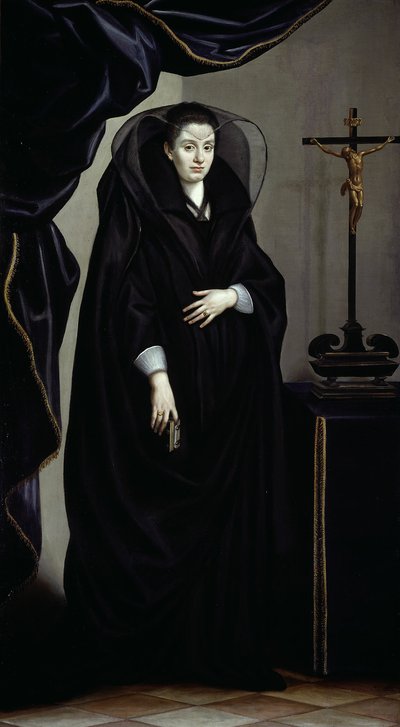 Ritratto di una nobildonna in lutto da Jacopo da Empoli