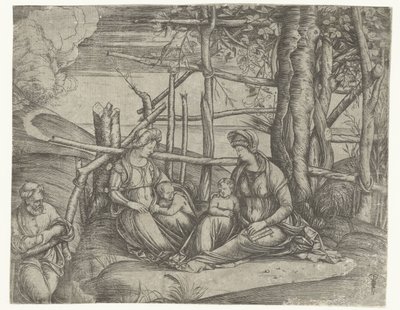 Sacra Famiglia con Elisabetta e Giovanni Battista da Jacopo de