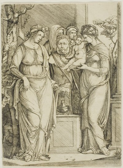 Sacrificio a Priapo, il piatto più grande da Jacopo de