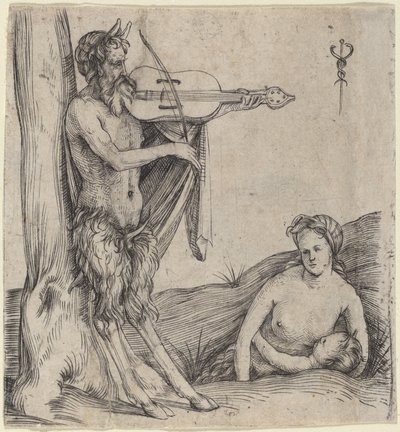 Famiglia di satiri da Jacopo de Barbari
