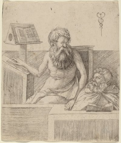 Due filosofi, c. 1509 da Jacopo de Barbari