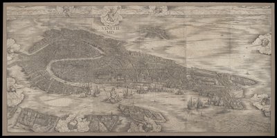 Veduta di Venezia, 1500 da Jacopo de Barbari