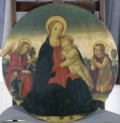 Madonna con Bambino e Arcangelo Raffaele e San Giovanni da Jacopo del Sellaio