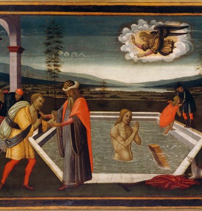 Piscina probatica (dettaglio) da Jacopo del Sellaio