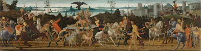 Tarquinio Prisco che Entra a Roma da Jacopo del Sellaio