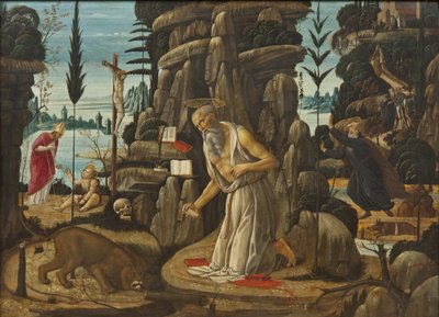 San Girolamo penitente da Jacopo del Sellaio