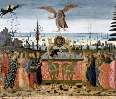 Il trionfo del tempo, 1480-1490 da Jacopo del Sellaio