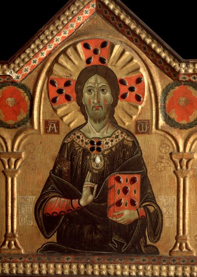 Polittico con Redentore e santi (dettaglio) da Jacopo di Meliore