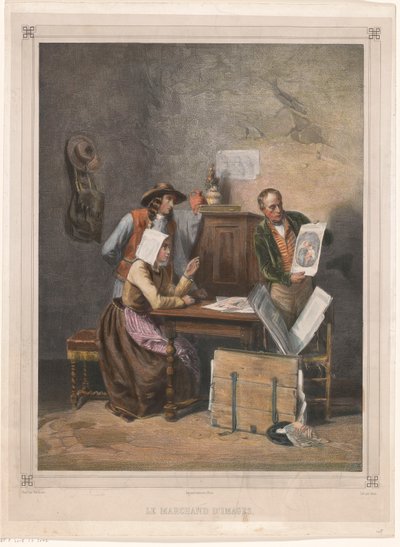Mercante di stampe da Jacot