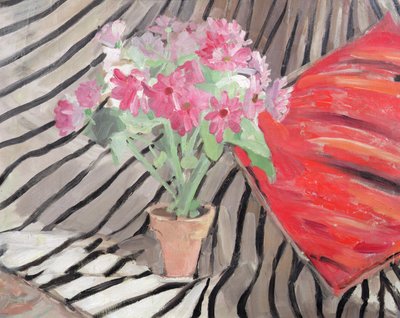 Armonia di fiori e tessuto zebrato, c.1917 da Jacqueline Marval