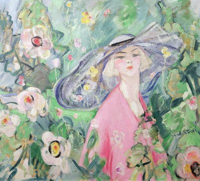 Donna con cappello, c.1920 da Jacqueline Marval