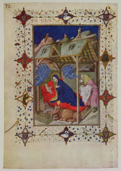 MS 11060-11061 Ore di Notre Dame: Prima, La nascita di Cristo, dal 