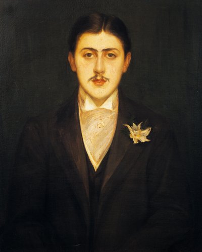 Ritratto di Marcel Proust da Jacques Emile Blanche