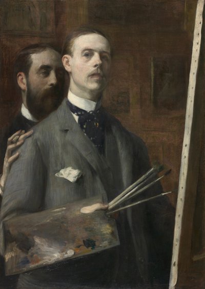 Autoritratto con Raphael de Ochoa da Jacques Emile Blanche