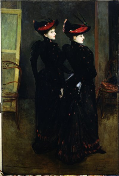Le ragazze Savile-Clark da Jacques Emile Blanche