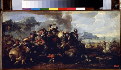 Combattimento tra cavallerie francesi e spagnole da Jacques Courtois