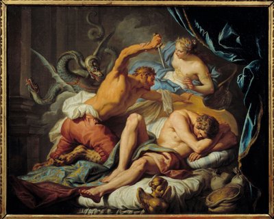 Cerere protegge Triptoleme dal re Lyncus da Jacques  Dumont