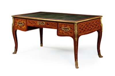 Bureau plat tardo Luigi XV, terzo quarto del XVIII secolo da Jacques (attr. to) Birckle