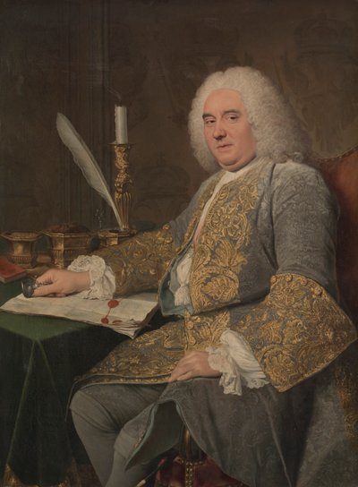 Ritratto di Jean-Gabriel du Theil alla firma del Trattato di Vienna da Jacques Andre Joseph Camelot Aved