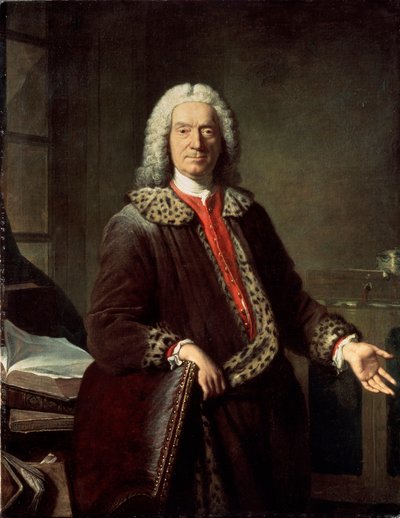 Ritratto del poeta e tragediografo Prosper Jolyot de Crébillon, 1746 da Jacques Andre Joseph Camelot Aved