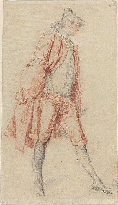 Un gentiluomo francese in piedi da Jacques André Portail
