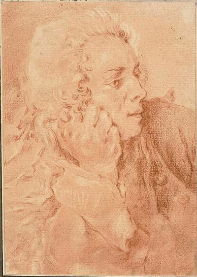 Ritratto a Mezzo Busto di François Boucher da Jacques André Portail