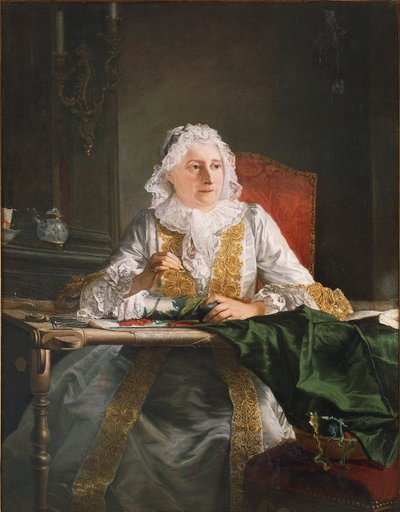 Ritratto di Madame Crozat da Jacques Andre Joseph Camelot Aved