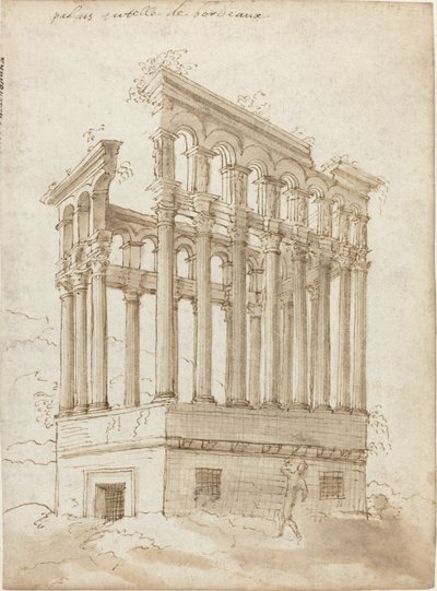 Il "Palais Tutelle" vicino a Bordeaux da Jacques Androuet Ducerceau I