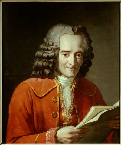 Ritratto di Voltaire da Jacques Augustin Catherine Pajou