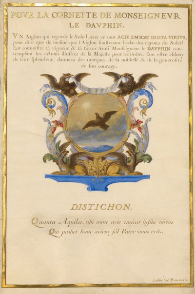 Scontrino con aquila da Jacques Bailly