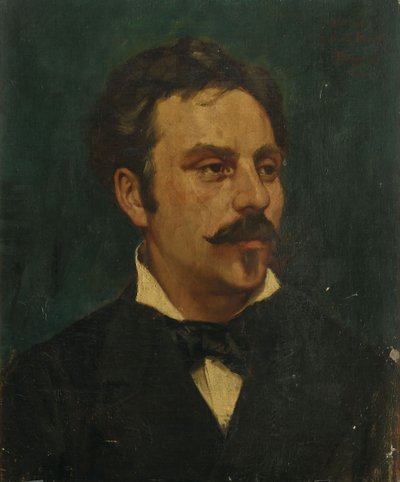 Ritratto del compositore Gabriel Fauré 1845-1924, 1878 da Jacques Baugnies