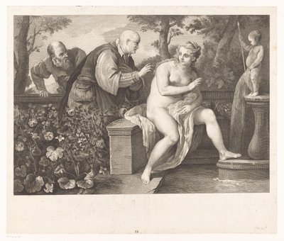 Susanna e i vecchioni da Jacques Beauvarlet