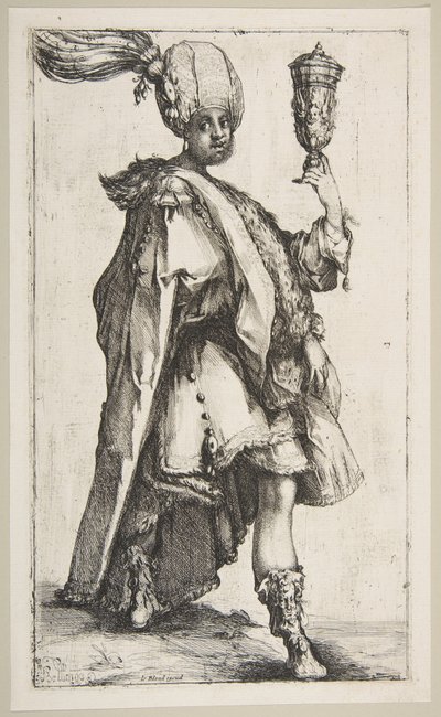 Balthasar, dalla serie Tre Magi da Jacques Bellange