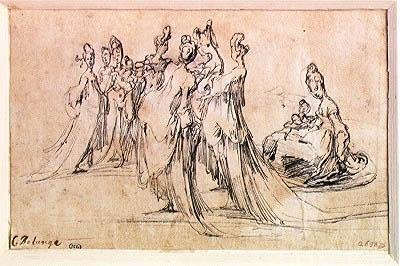 Gruppo di donne da Jacques Bellange