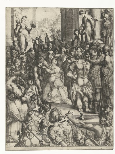 Martirio di Santa Lucia da Jacques Bellange