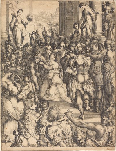 Martirio di Santa Lucia da Jacques Bellange