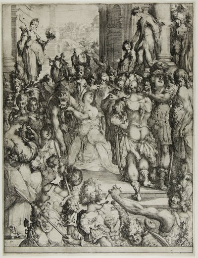 Il martirio di Santa Lucia da Jacques Bellange