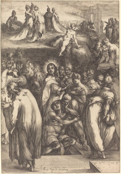 La resurrezione di Lazzaro da Jacques Bellange