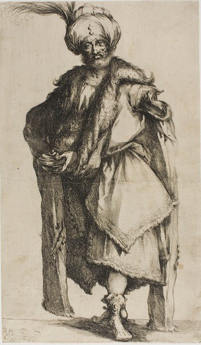 I tre magi: Caspar, re di Tarso da Jacques Bellange
