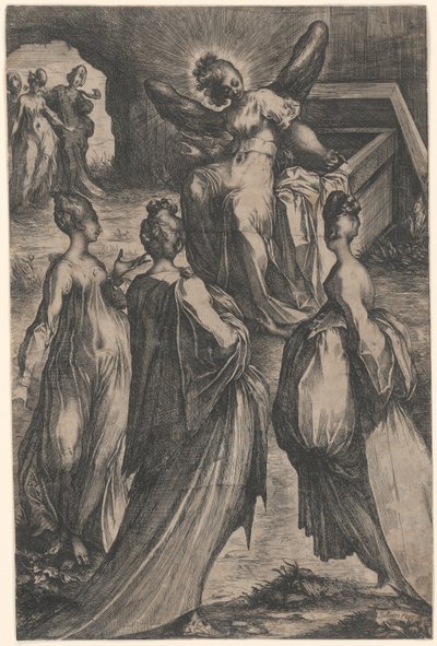 Le tre Marie al sepolcro da Jacques Bellange