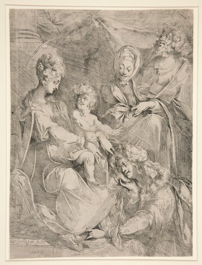 Vergine e Bambino con Santi da Jacques Bellange