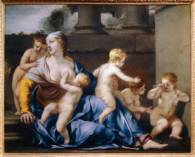 La Charite - La Carità. 1633 ... da Jacques Blanchard