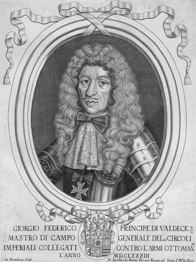 Principe Georg Friedrich di Waldeck, 1690 da Jacques Blondeau