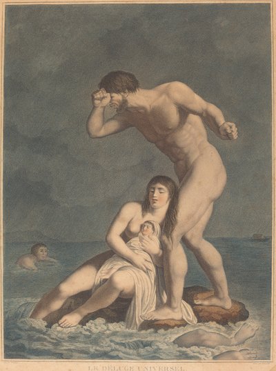 Il diluvio universale da Jacques Bonnefoy after Michel Honoré Bounieu
