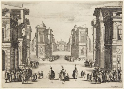 Atto 1, dalla serie Soliman da Jacques Callot